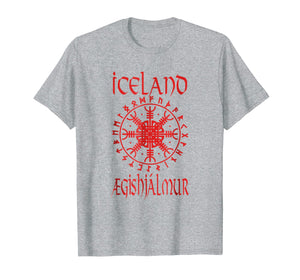 Aegishjalmur Iceland Viking Symbol Helm Of Awe T-Shirt