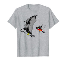 Load image into Gallery viewer, Bat and Robin Funny Super Hero Spoof T-shirt
