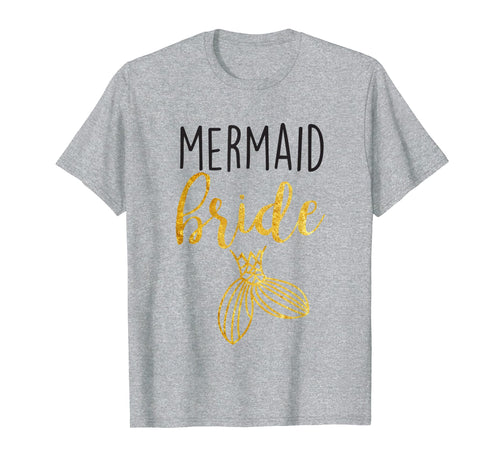 Mermaid Bride Birthday Bachelorette Bridesmaid Party Shirt