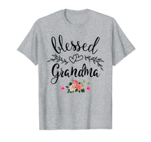 Load image into Gallery viewer, Blessed Grandma T-Shirt with floral, heart Mother&#39;s Day Gift
