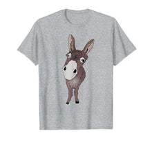 Load image into Gallery viewer, Funny looking Donkey Tshirt Gift idea for Donkeys &amp; Horses
