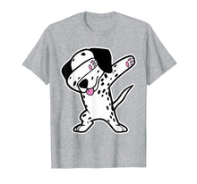 Load image into Gallery viewer, Dalmatian Dabbing Tshirt Funny Dalmation Dab Dog Dance Shirt

