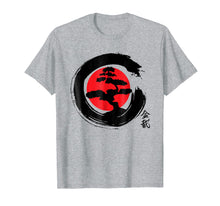 Load image into Gallery viewer, BONSAI TREE JAPANESE CALLIGRAPHY SHIRT, BUDDHIST ZEN T-SHIRT
