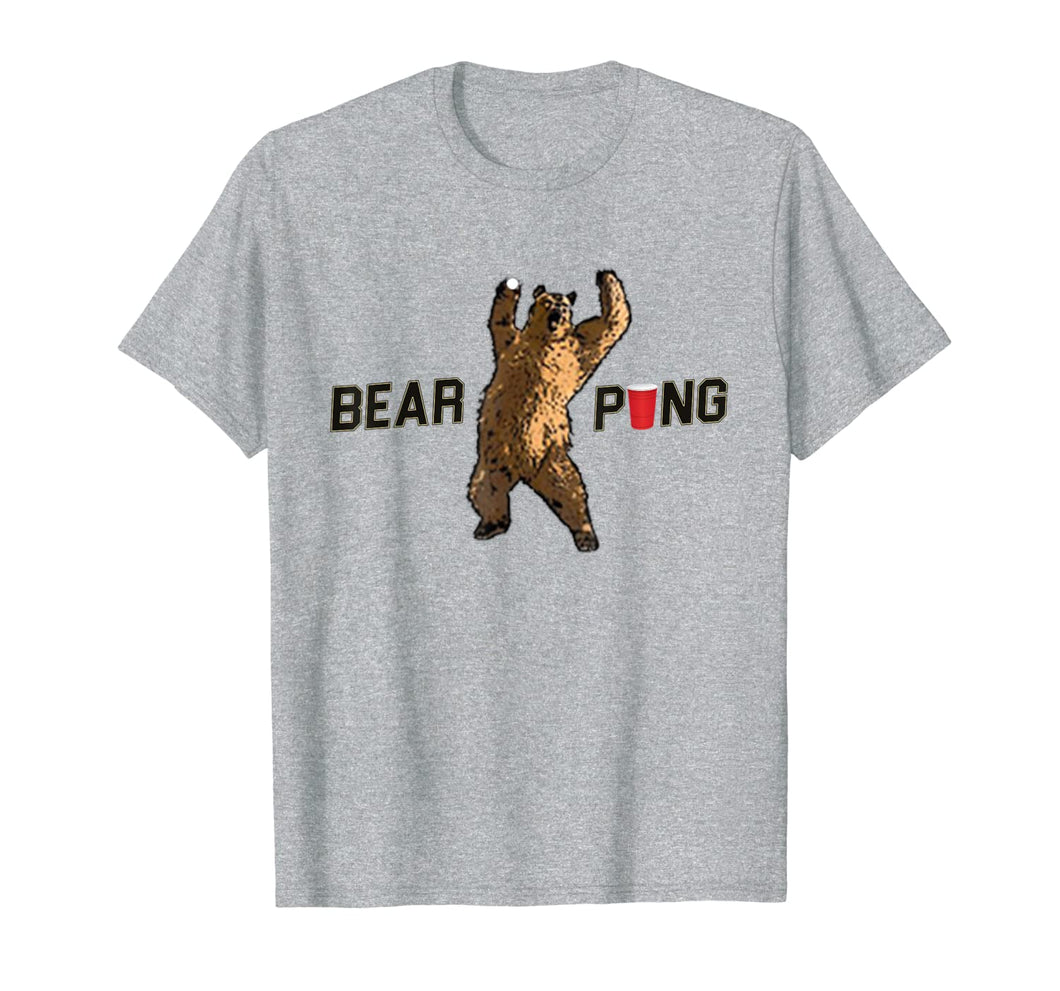 Bear Pong Shirt Grizzly Bear Beer Pong Champion T Shirt