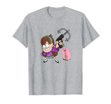 Load image into Gallery viewer, Mabel and Waddles Grappling Hook Mystery of Gravity T-Shirt
