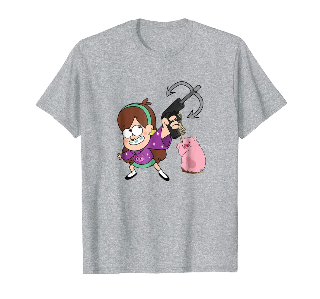 Mabel and Waddles Grappling Hook Mystery of Gravity T-Shirt