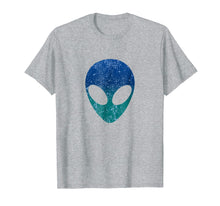 Load image into Gallery viewer, Alien Head T Shirt Starry Night Sky
