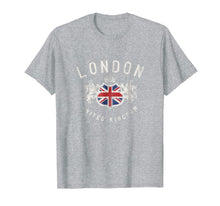Load image into Gallery viewer, London Great Britain Vintage Crown Flag T-shirt
