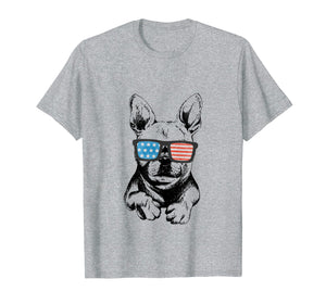 French Blulldog Shirt Women Glasses Frenchie Dog Lover Gift
