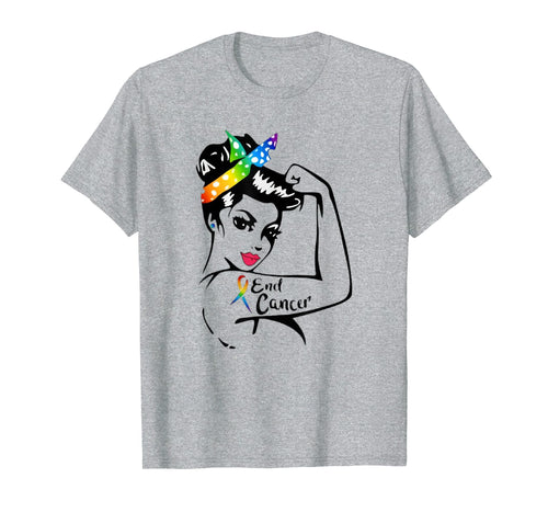 Strong Woman End Cancer T-shirt