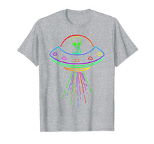 Load image into Gallery viewer, Space Alien UFO Neon Lights Rave Alien Lovers T-Shirt MM
