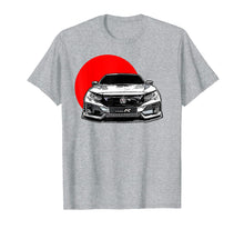 Load image into Gallery viewer, JDM Tuner Civic T-shirt Vintage Rising Sun Fast Car Fans
