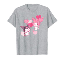 Load image into Gallery viewer, My Melody and Kuromi Valentine&#39;s Day Hearts Tee Shirt
