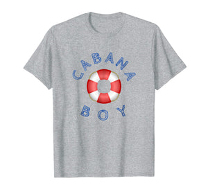 Funny Cabana Boy T-shirt Beach Pool Vacation Tee Shirt
