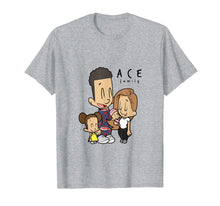 Load image into Gallery viewer, Ace cartoon family t shirt , merch for kids , girl , women .
