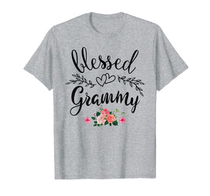 Blessed Grammy Shirt Grandma with floral Mother's Day T-Shirt