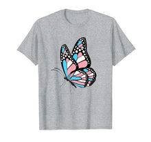 Load image into Gallery viewer, Transgender butterfly Symbol T-Shirt - Trans Pride LGBT Tee
