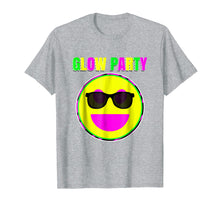 Load image into Gallery viewer, Non-Glow - Smiley Face Party Neon Happy Face Adult Tshirt
