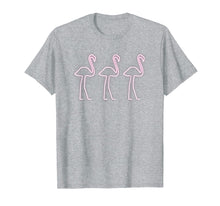 Load image into Gallery viewer, 80's Retro Neon Sign Pink Flamingo Bird Pool Party Shirt
