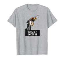 Load image into Gallery viewer, Unstable Unicorns tshirt for a young birthday boy
