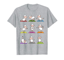 Load image into Gallery viewer, Sheep Yoga T-Shirt Funny Cute Sheeps In Yoga Poses Tee
