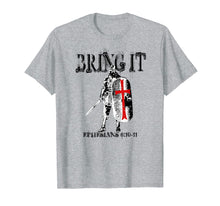 Load image into Gallery viewer, Armor of God Christian Soldier T-Shirt
