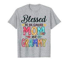 Load image into Gallery viewer, Blessed To Be Called Mom And Grammy Flower T-Shirt T-Shirt
