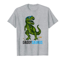 Load image into Gallery viewer, Daddysaurus T Shirt T rex Daddy Saurus-Dad Fathers Day Gift
