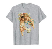 Load image into Gallery viewer, Angelic vintage cherubs &amp; doves of peace T-shirt
