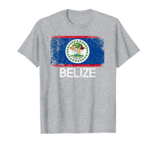 Load image into Gallery viewer, Belizean Flag T-Shirt | Vintage Made In Belize Gift
