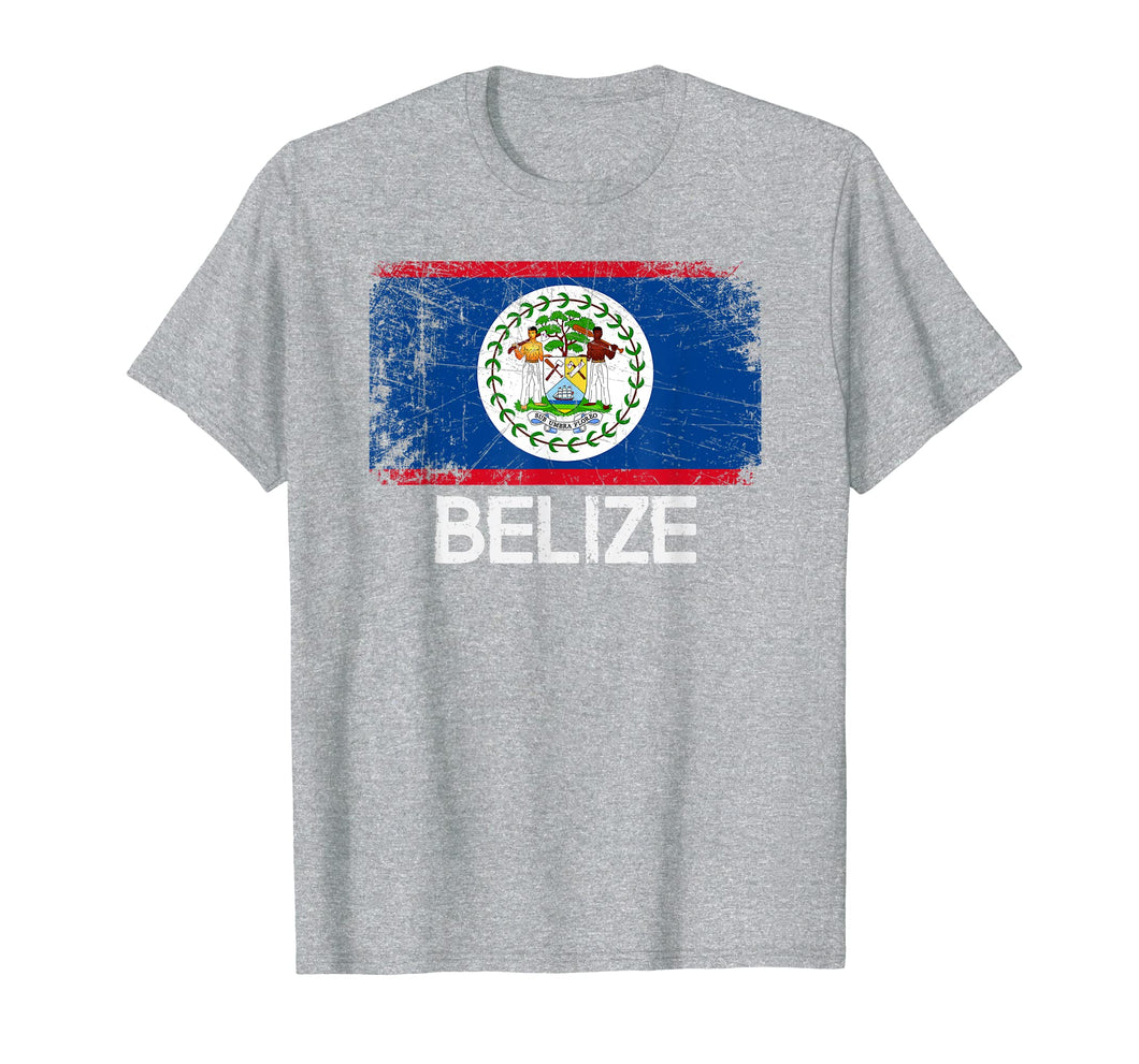 Belizean Flag T-Shirt | Vintage Made In Belize Gift