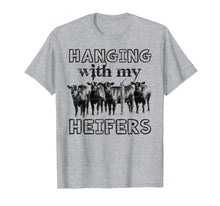 Load image into Gallery viewer, Funny Hanging With My Heifers T-Shirt Cattle Farmers Gift
