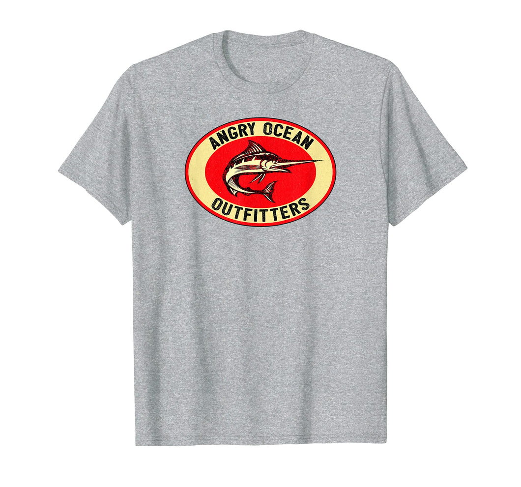 Marlin Fishing T Shirt Angry Ocean Outfitters Tee