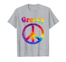 Load image into Gallery viewer, Tie Dye Colors Peace Sign Hippy Costume Shirt Men Women Gift
