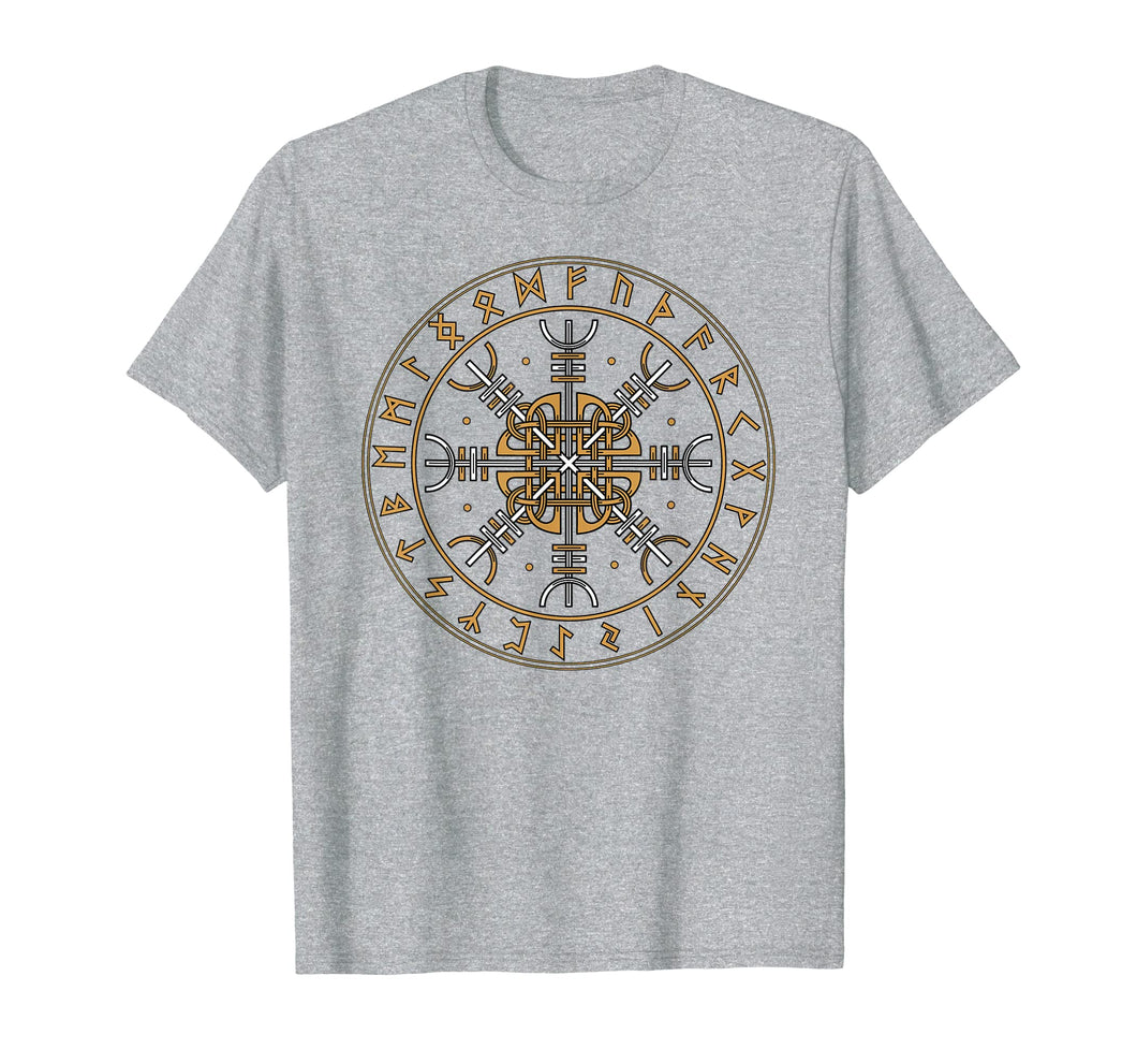 Aegishjalmur Shirt Nordic Viking Symbol Helm Of Awe T-Shirt
