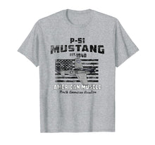Load image into Gallery viewer, P-51 Mustang WWII Airplane American Muscle Vintage T-shirt
