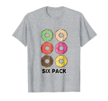Load image into Gallery viewer, Funny Donut Six Pack Muscle T Shirt
