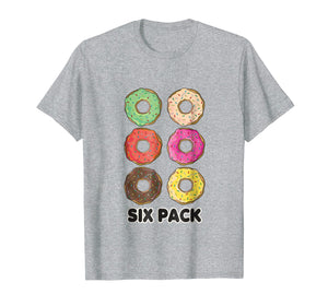 Funny Donut Six Pack Muscle T Shirt
