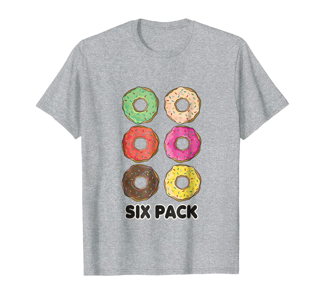 Funny Donut Six Pack Muscle T Shirt