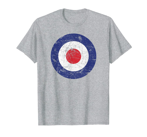 Distressed Target Bullseye British RAF Roundel T-Shirt