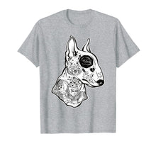 Load image into Gallery viewer, Inked Bull Terrier TShirt - Old School Tattoo Funny Dog Tee
