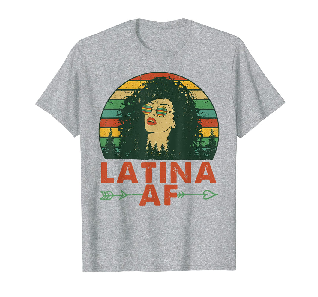 Latina AF Vintage Retro Shirt, Latinas Gift for Latino Women T-Shirt