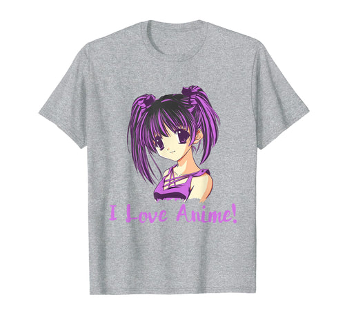 I Love Anime! Anime Girl T-Shirt Manga