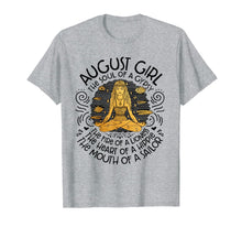 Load image into Gallery viewer, August Girl The Soul Of A Gypsy Birthday Shirt
