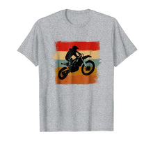Load image into Gallery viewer, Motocross Vintage Dirt Bike Retro Stripes Enduro T-Shirt
