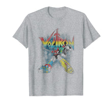 Load image into Gallery viewer, Voltron Retro Defender Rainbow Graphic T-Shirt
