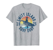 Load image into Gallery viewer, Jaws Amity Island Surf Board Graphic T-Shirt
