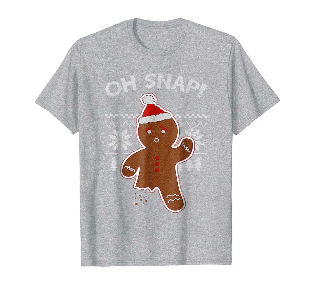 Mens Brooklyn Surf Christmas T-Shirt Gingerbread Man Tee Shirt