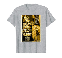 Load image into Gallery viewer, Mens Vintage Movie Poster T Shirt - Mummy Horror Movie Tee
