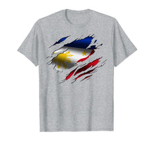 Load image into Gallery viewer, PHILIPPINE T-shirt Filipino Flag Tee Travel Gift Souvenir
